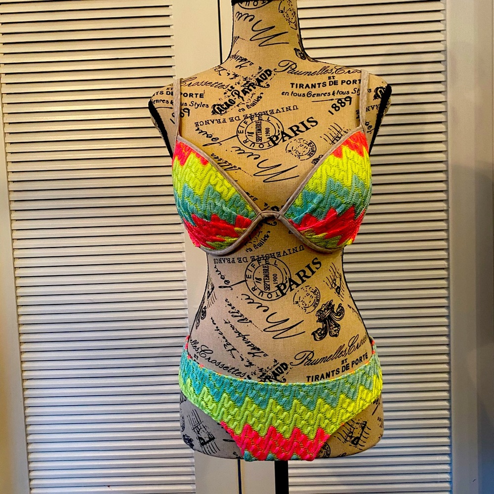 NEVER WORN! Victoria Secret fluorescent bikini
